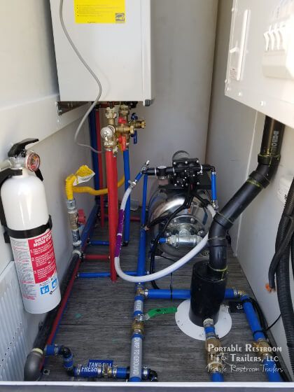 3 Station Shower Trailer Affordable Advantage - 4 Season Package