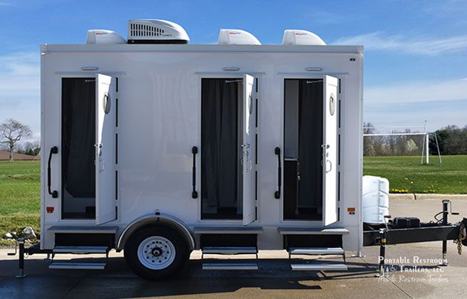 3 Station Shower Trailer Affordable Advantage - 4 Season Package