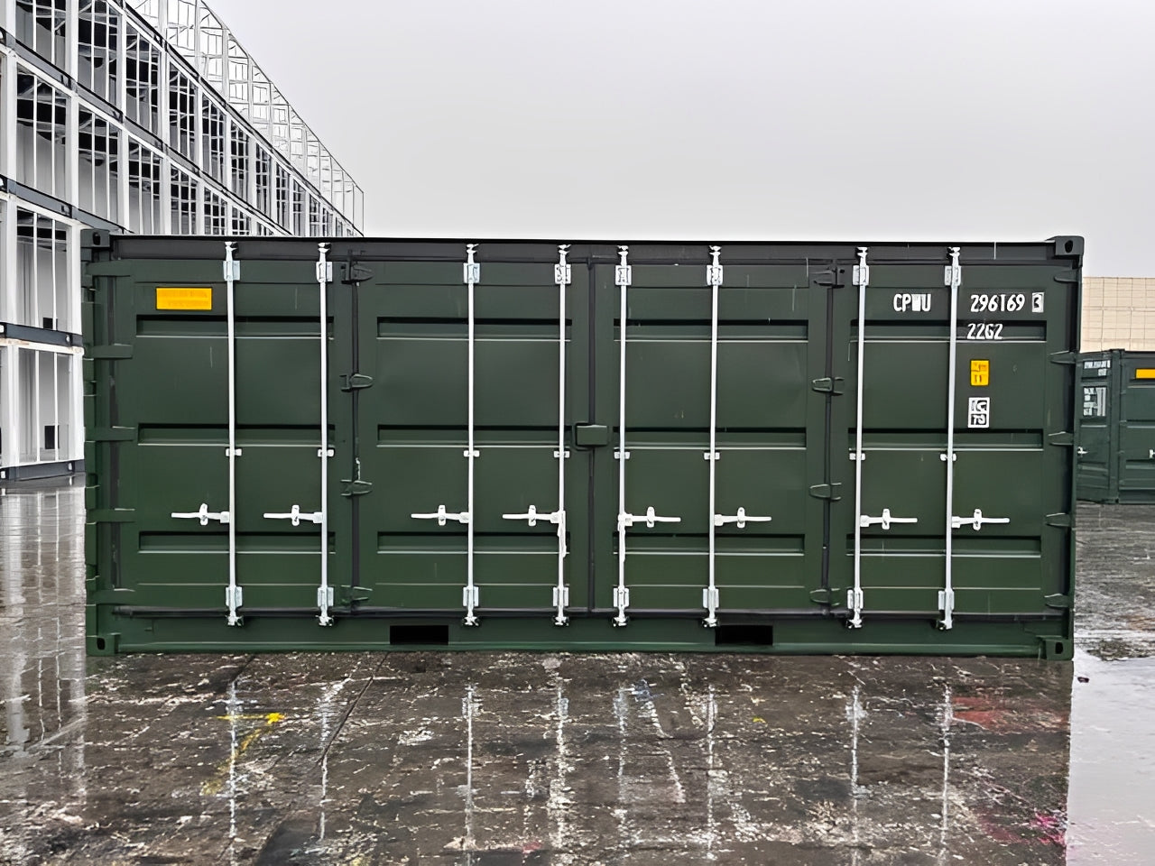 20ft Used Open Side Shipping Container – Full Side Access Corten Steel Storage Container