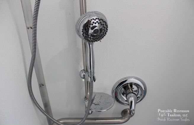 3 Station Shower Trailer / Restroom Combo with Dual Laundry Suite