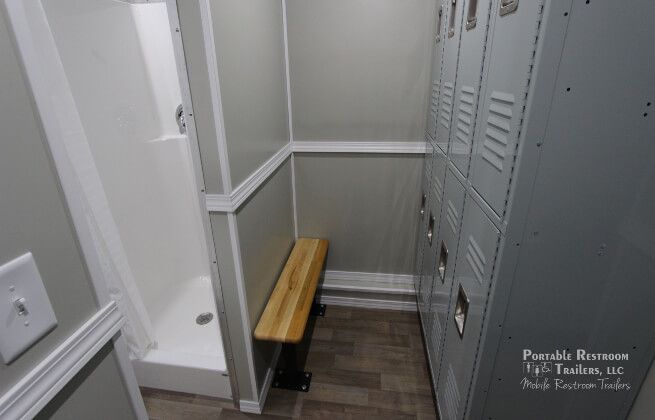 4 Station Shower Trailer / Restroom / Locker Room Combo | Oahu Series