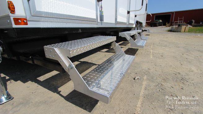 3 Station Shower Trailer / Restroom Combo with Laundry Suite
