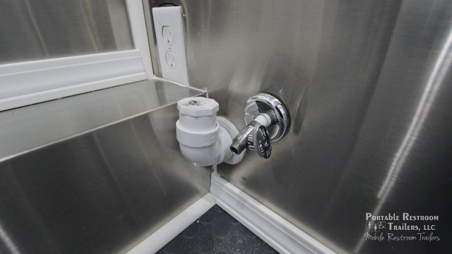 3 Station Shower Trailer / Restroom Combo with Laundry Suite