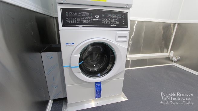 3 Station Shower Trailer / Restroom Combo with Laundry Suite