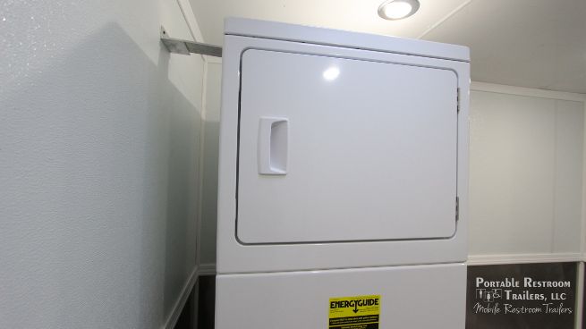 3 Station Shower Trailer / Restroom Combo with Laundry Suite
