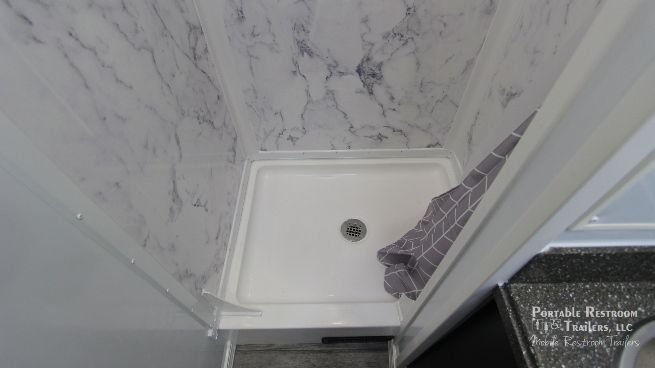 8 Station Shower Trailer | Grey Silk Series - Private