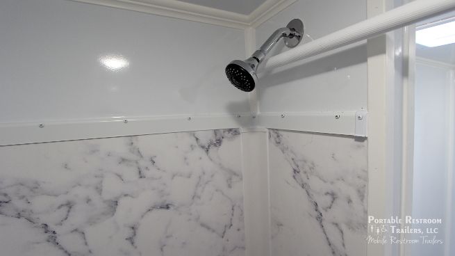 8 Station Shower Trailer | Grey Silk Series - Private
