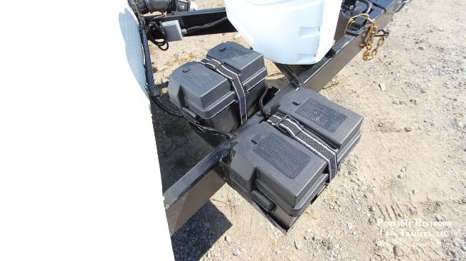 2 Station Shower Trailer with Sinks - 4 Season Package