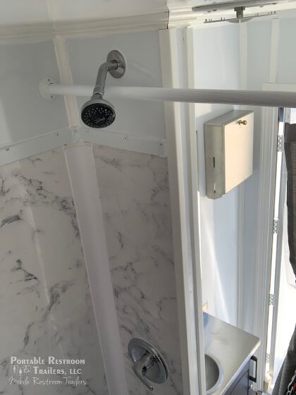 3 Station Shower Trailer Affordable Advantage - 4 Season Package