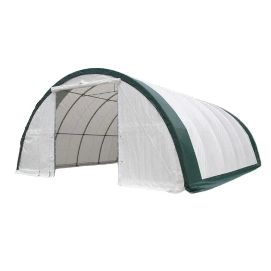 Single Truss Storage Shelter Fabric 30'x40'x15' PE 300g