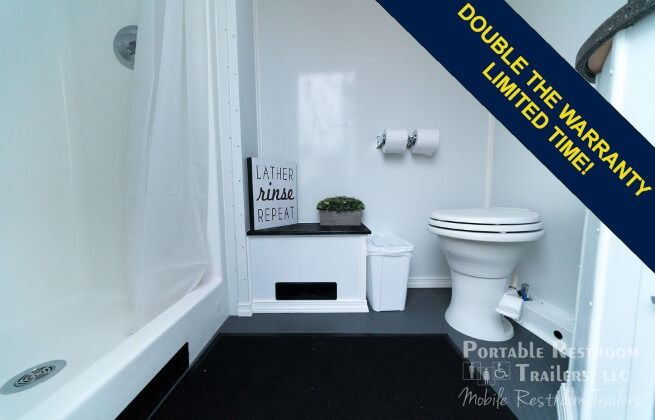 4 Stall Shower Trailer / Restroom Combo | Classic Series - 4 Season