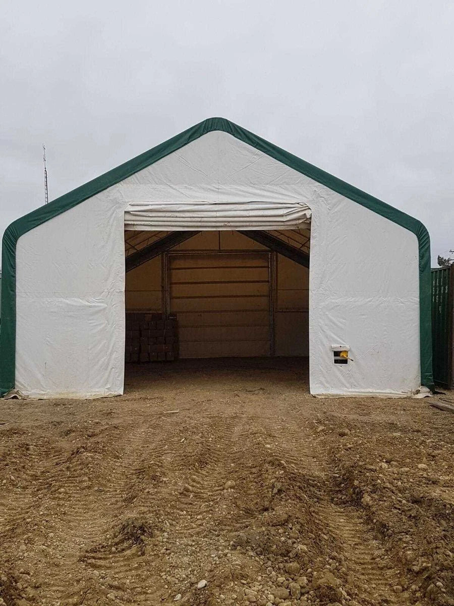 Single Truss Storage Shelter W20'xL20'xH12' 450g PVC