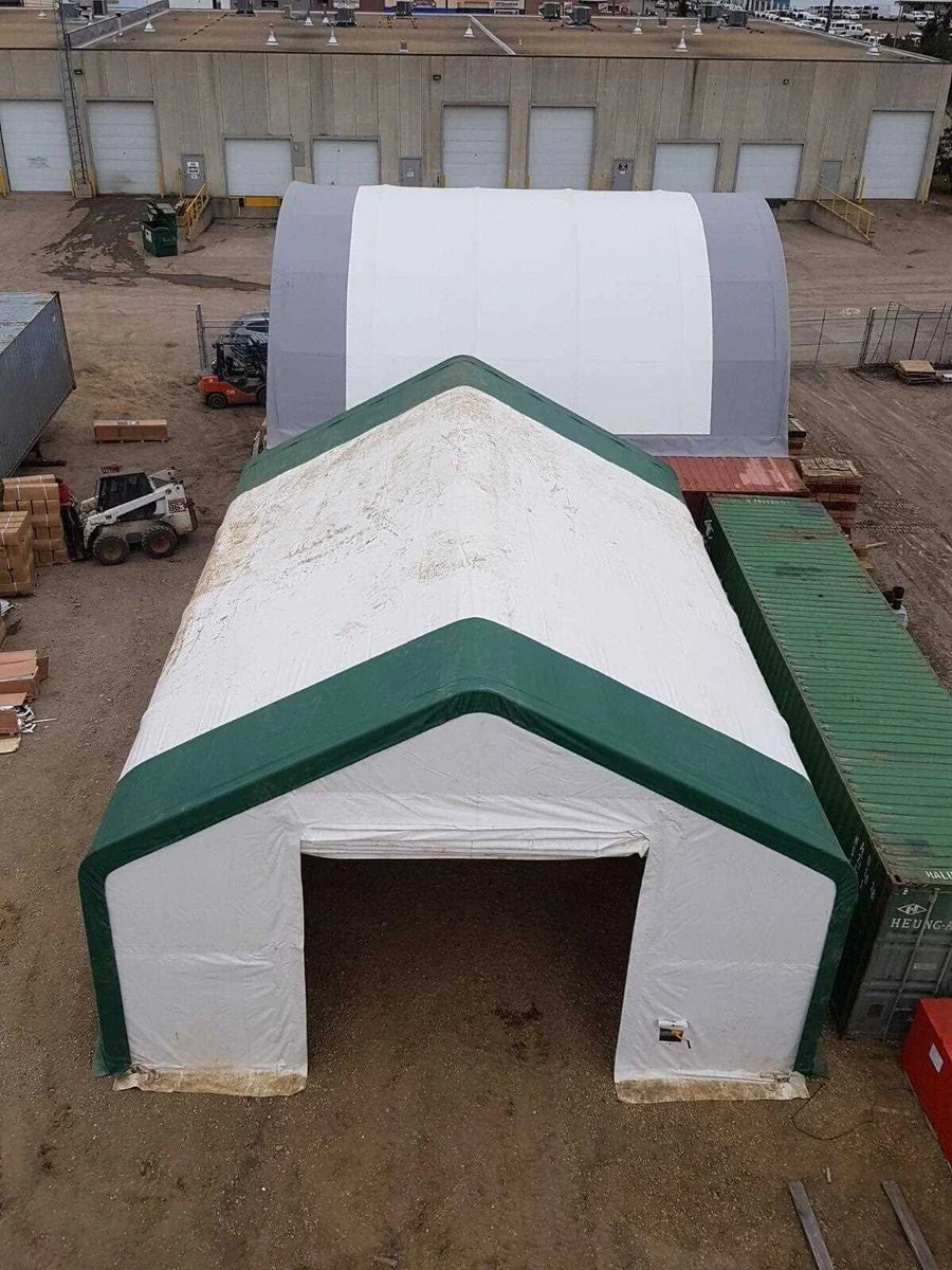 Single Truss Storage Shelter W20'xL40'xH12' 450g PVC